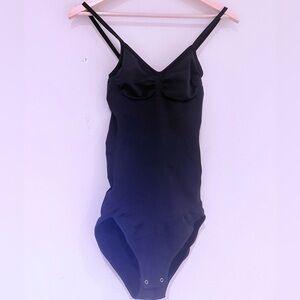 Black Bodysuit with Medium to Firm Compression